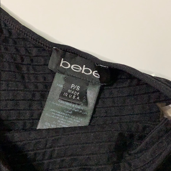 Bebe one shoulder assymetrical bodycon dress - Picture 4 of 4